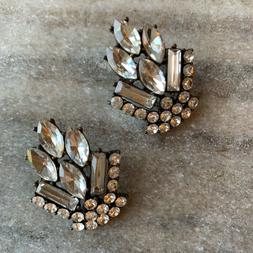Statement stud earrings